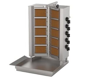 Ersöz 10 Gözlü Sabit Döner Ocağı Gazlı ve Lpg Li 75x80x117 Cm ED056