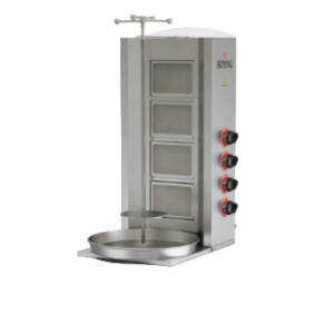 Ersöz Royal 4 Lü Döner Ocağı Gazlı Ve Lpg Li 45x60x100 Cm RS034