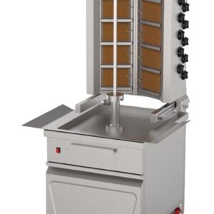Ersöz 12 Gözlü Alttan Motorlu Arabalı Döner Ocağı Gazlı ve Lpg Li 103x125x210 EDOO8