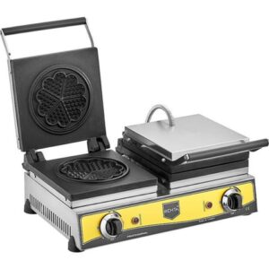 Remta Çiçek Model Çiftli Waffle Makinesi 16 cm Çaplı W15